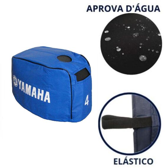Capa de Capô p/ Motores de Popa - Yamaha 4 HP Moderno