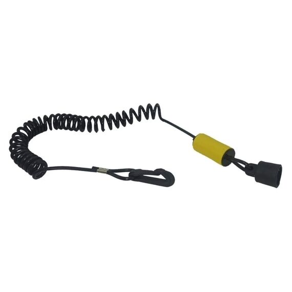 Chave Corta Corrente Codificada c/ Mosquetão c/ Flutuador p/ Motor SEADOO