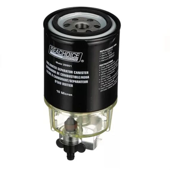 Filtro de Combustível Separador de Água c/ Dreno Seachoice
