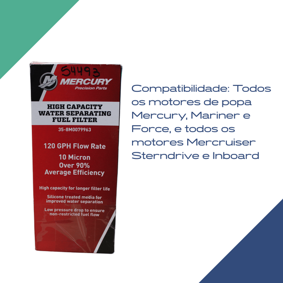 Filtro de Combustível Original Mercury - 8M0079963