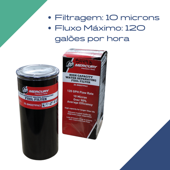 Filtro de Combustível Original Mercury - 8M0079963