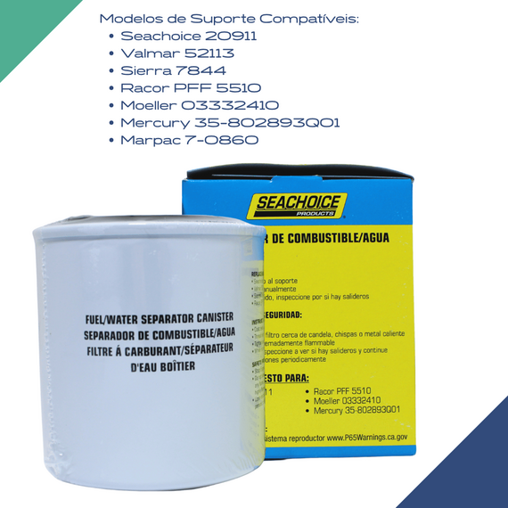 Filtro de Combustível Separador de Água Seachoice