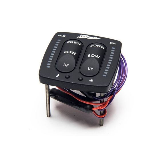 Kit Flap Estabilizador Hidráulico Bennett c/ Indicador - 12 x 12 polegadas