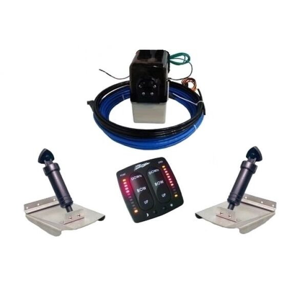 Kit Flap Estabilizador Hidráulico Bennett c/ Indicador - 12 x 9 polegadas