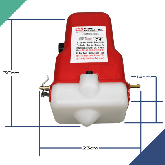 Kit Flap Estabilizador Hidráulico Insta-Trim - 12 x 12 polegadas