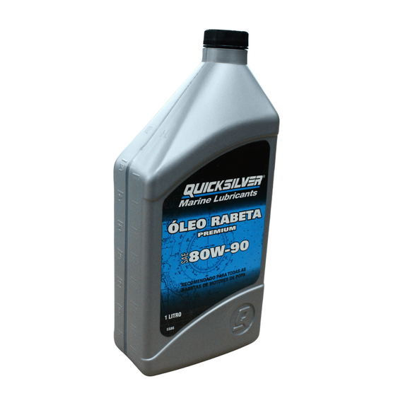 Óleo de Rabeta Quicksilver Premium SAE 80W90 - 1 litro