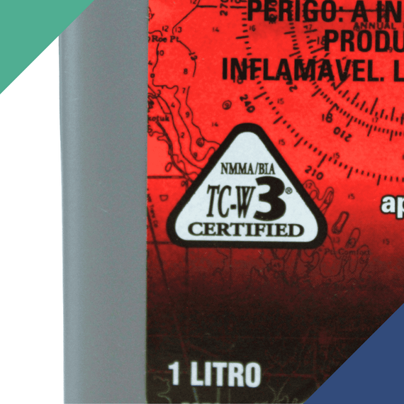 Óleo Quicksilver Premium TC-W3 p/ Motores 2T - 1 Litro