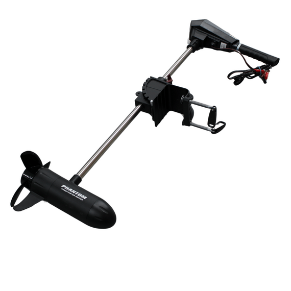 Motor Elétrico Marine PHANTOM - 44 Libras - Haste 36" - AGUA DOCE - COM MEDIDOR -12V - MODELO: FW PHFW44M