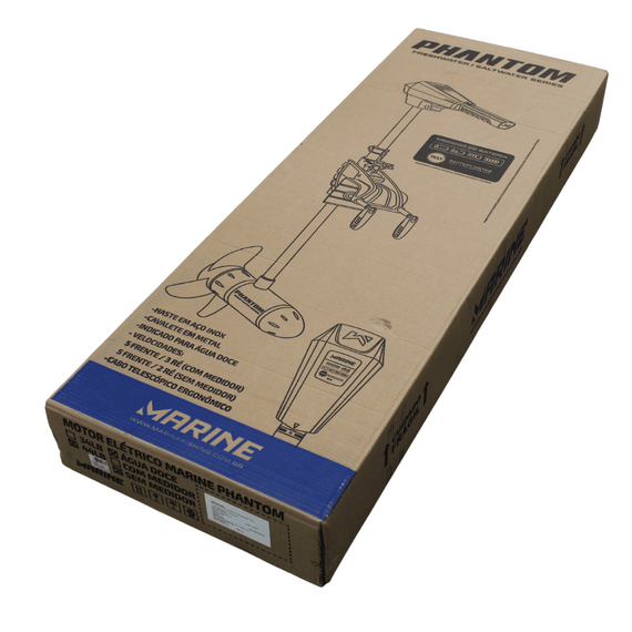 Motor Elétrico Marine PHANTOM - 44 Libras - Haste 36" - AGUA DOCE - SEM MEDIDOR -12V - MODELO: FW PHFW44