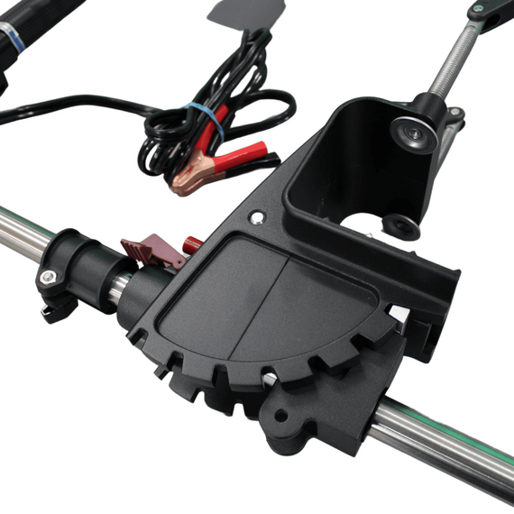 Motor Elétrico Marine PHANTOM - 54 Libras - Haste 42" - AGUA DOCE - COM MEDIDOR -12V - MODELO: FW PHFW54M