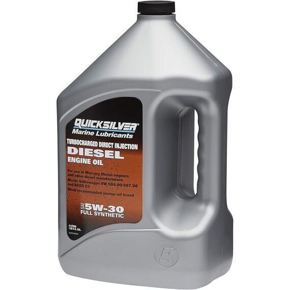 Óleo Quicksilver p/ Motores de Centro Rabeta TDI 4T Diesel - 4 litros