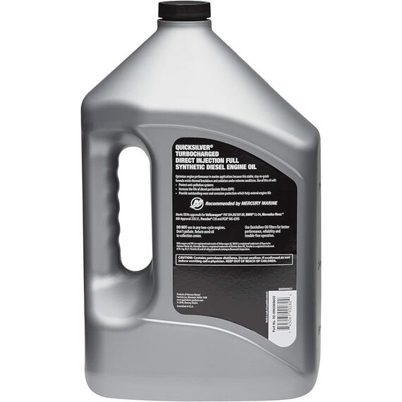 Óleo Quicksilver p/ Motores de Centro Rabeta TDI 4T Diesel - 4 litros