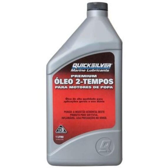 Óleo Quicksilver Premium TC-W3 p/ Motores 2T - 12 Litros