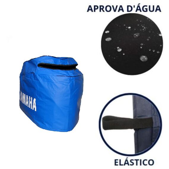 Capa de Capô p/ Motores de Popa - Yamaha 200 HP 4 Tempos