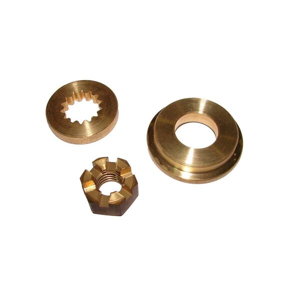 Espaçador / Arruela de Encosto c/ Porca Hélice Johnson / Evinrude 25 / 30 / 35 HP