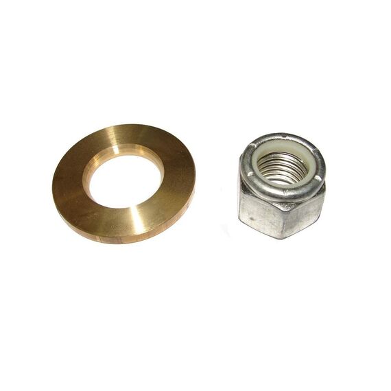 Espaçador / Arruela de Encosto c/ Porca Hélice Mercury / Mariner 75 a 125 HP