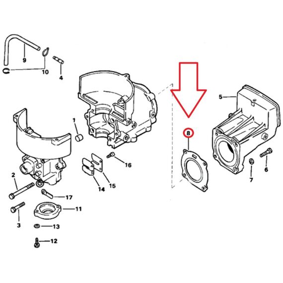 Jogo de Juntas p/ Motor de Popa - Johnson 3.3HP