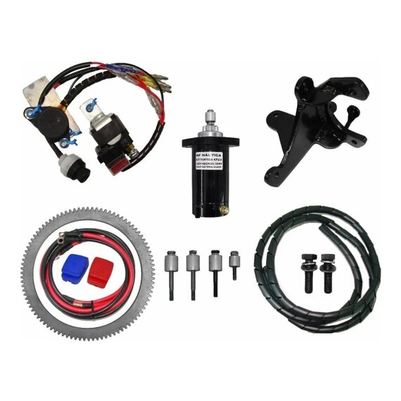 Kit Partida Elétrica Motor de Popa Johnson 25hp - Todos Anos