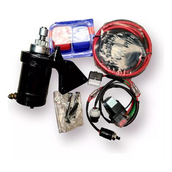 Kit Partida Elétrica Motor de Popa Johnson 25hp - Todos Anos