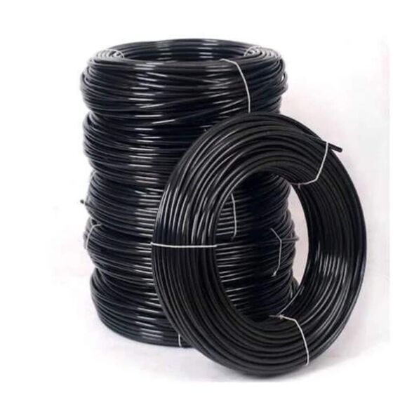 Mangueira PVC Preta Siliconada 3/8 pol - Parede 2,5mm - Combustível