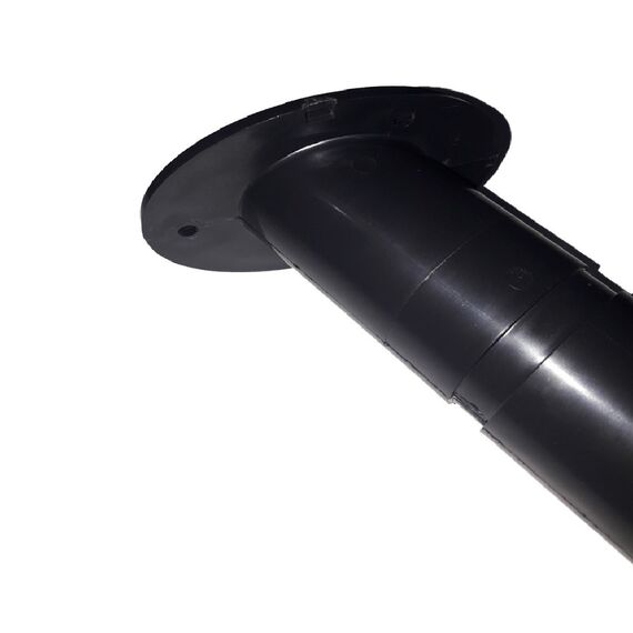 Porta Varas / Caniço Inclinado em ABS Premium c/ Tampa - Preto