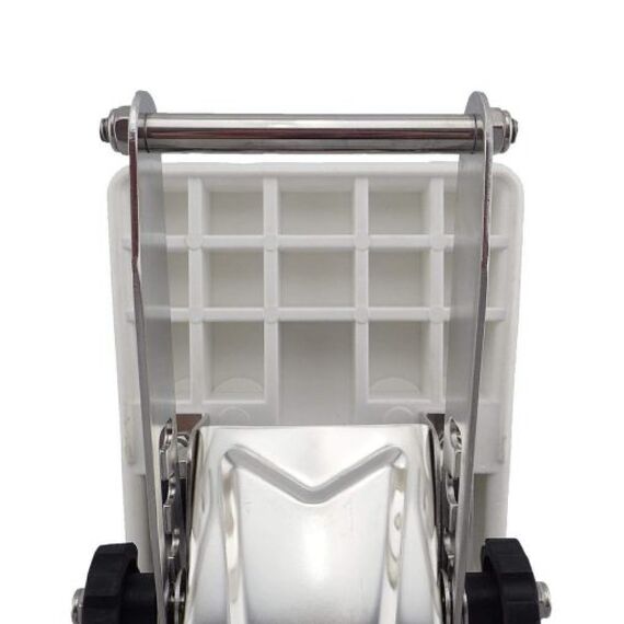 Suporte p/ Motor Auxiliar até 20HP em Inox c/ Base em Nylon Branca