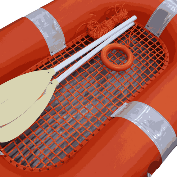 Balsa Salva-Vidas Flutuante Rígida - 10 pessoas - Homologada