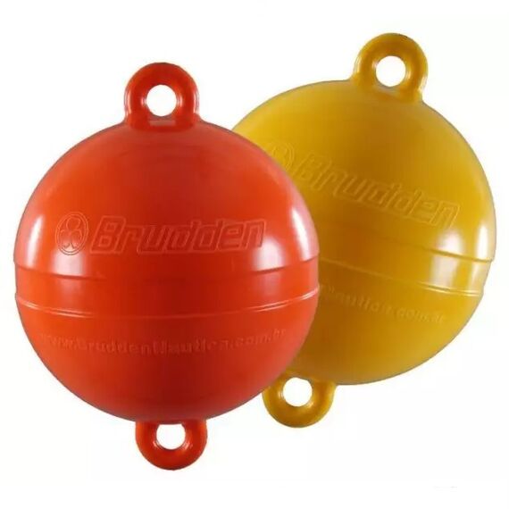 Boia de Demarcação / Arinque - Redonda Brudden - Amarela - 40 cm