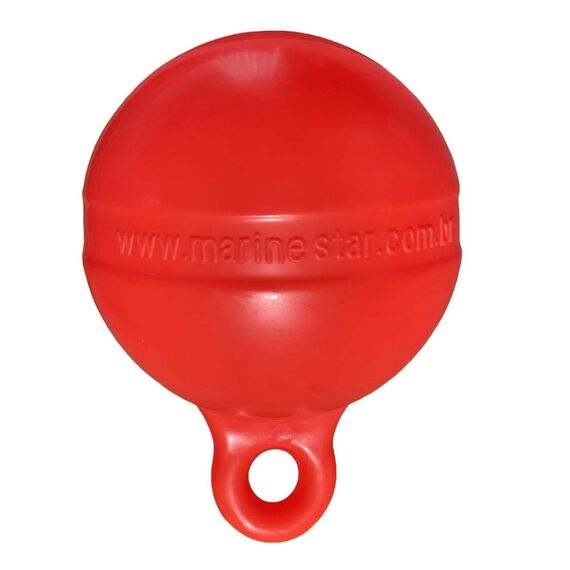 Boia de Demarcação / Arinque - Redonda Marine Star - Vermelha - 24,5 cm