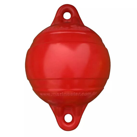 Boia de Demarcação / Arinque - Redonda Marine Star - Vermelha - 40 cm
