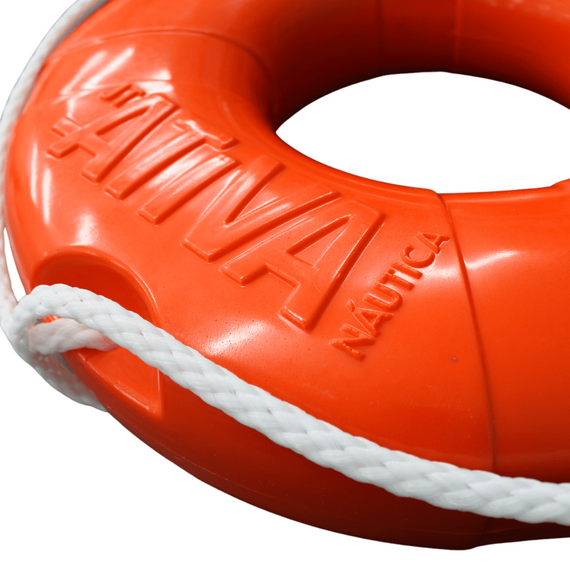 Kit Boia Circular Classe III - 50 cm - Ativa - Homologado + 20m Cabo Retinida - Branco