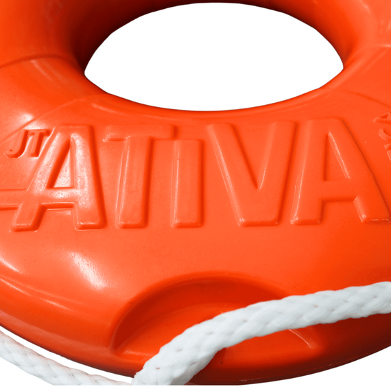 Kit Boia Circular Classe III - 50 cm - Ativa - Homologado + 20m Cabo Retinida - Branco