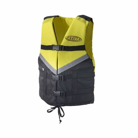 Colete Salva-Vidas Esportivo - Canoa 2.0 120kg - Ativa - Amarelo