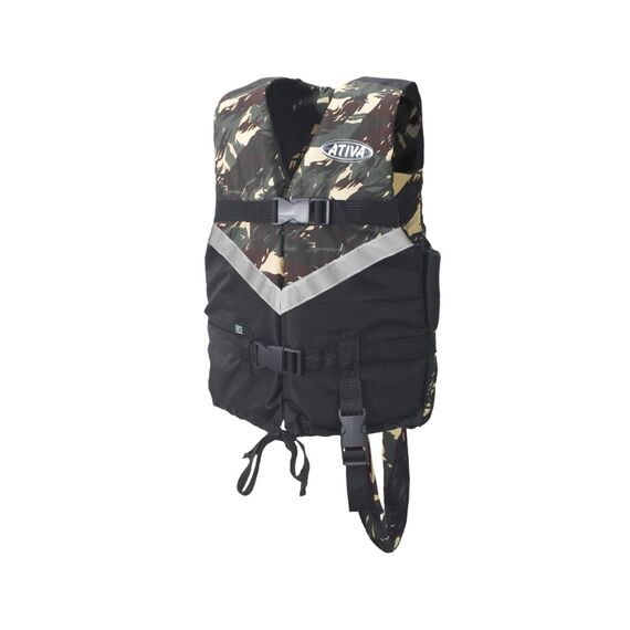Colete Salva-Vidas Esportivo - Canoa 2.0 40kg - Ativa - Camuflado