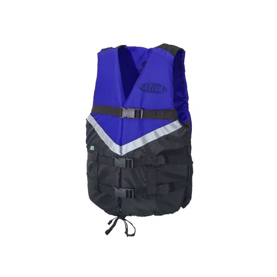 Colete Salva-Vidas Esportivo - Canoa 2.0 90kg - Ativa - Azul