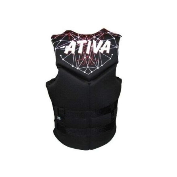 Colete Salva-Vidas Esportivo - Tamanho GG - Ativa 55 - Neoprene Vermelho