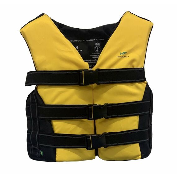 Colete Salva-Vidas Esportivo - Tamanho GG - Mar & Cia - Amarelo