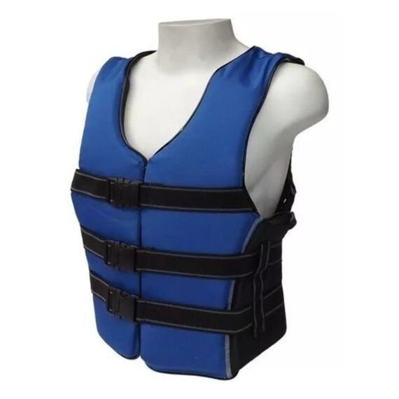 Colete Salva-Vidas Esportivo - Tamanho GG - Mar & Cia - Azul