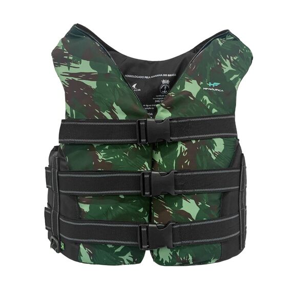 Colete Salva-Vidas Esportivo - Tamanho GG - Mar & Cia - Camuflado