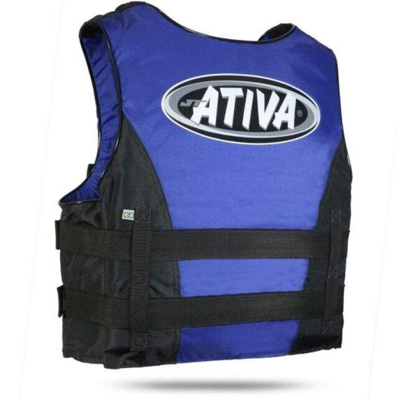 Colete Salva-Vidas Esportivo - Tamanho M - Ativa 55 - Azul
