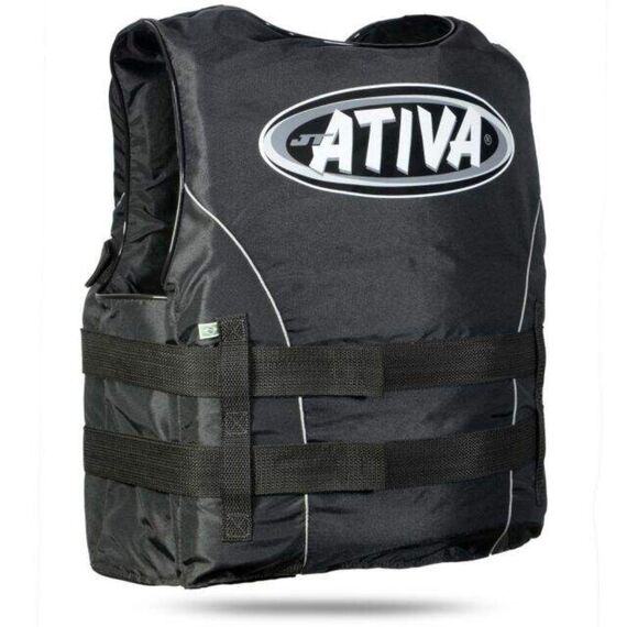 Colete Salva-Vidas Esportivo - Tamanho M - Ativa 55 - Preto