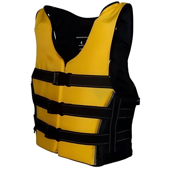 Colete Salva-Vidas Esportivo - Tamanho M - Mar & Cia - Amarelo