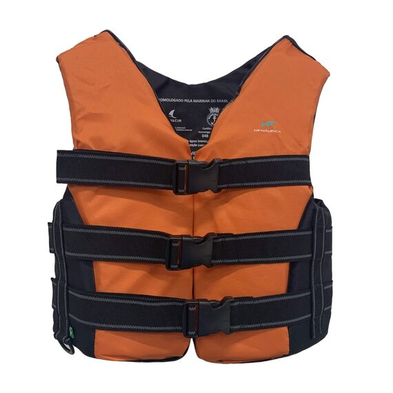 Colete Salva-Vidas Esportivo - Tamanho M - Mar & Cia - Laranja