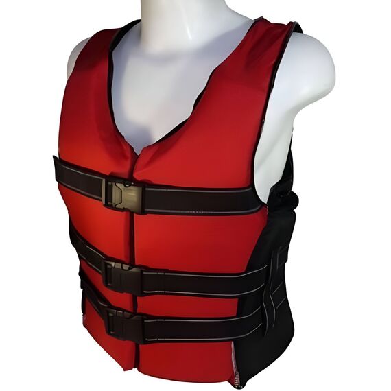 Colete Salva-Vidas Esportivo - Tamanho M - Mar & Cia - Vermelho