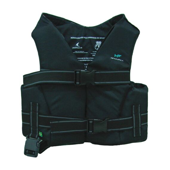 Colete Salva-Vidas Esportivo - Tamanho P - Mar & Cia - Preto