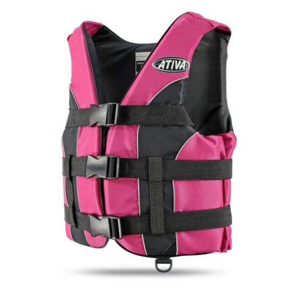Colete Salva-Vidas Esportivo - Tamanho PP - Ativa 55 - Rosa