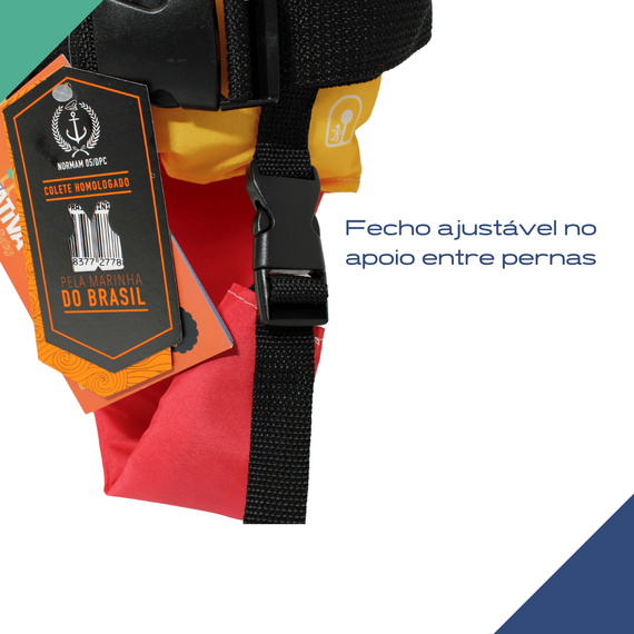 Colete Salva-Vidas Infantil Baby - Galinha Pintadinha PRAIA - Ativa - Homologado