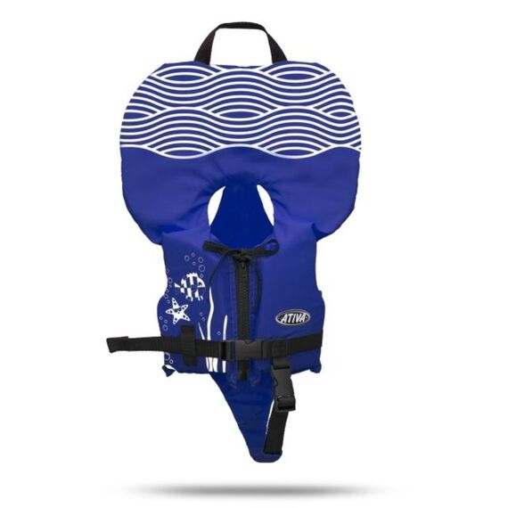 Colete Salva-Vidas Infantil Baby - Tamanho Único - Ativa - Azul - Homologado