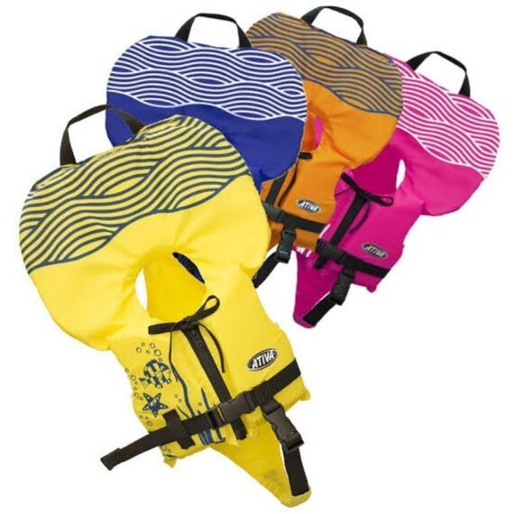 Colete Salva-Vidas Infantil Baby - Tamanho Único - Ativa - Azul - Homologado