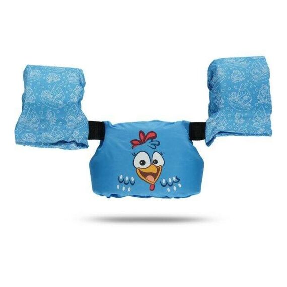 Colete Salva-Vidas Infantil Kids - Galinha Pintadinha - Ativa - Azul - Homologado